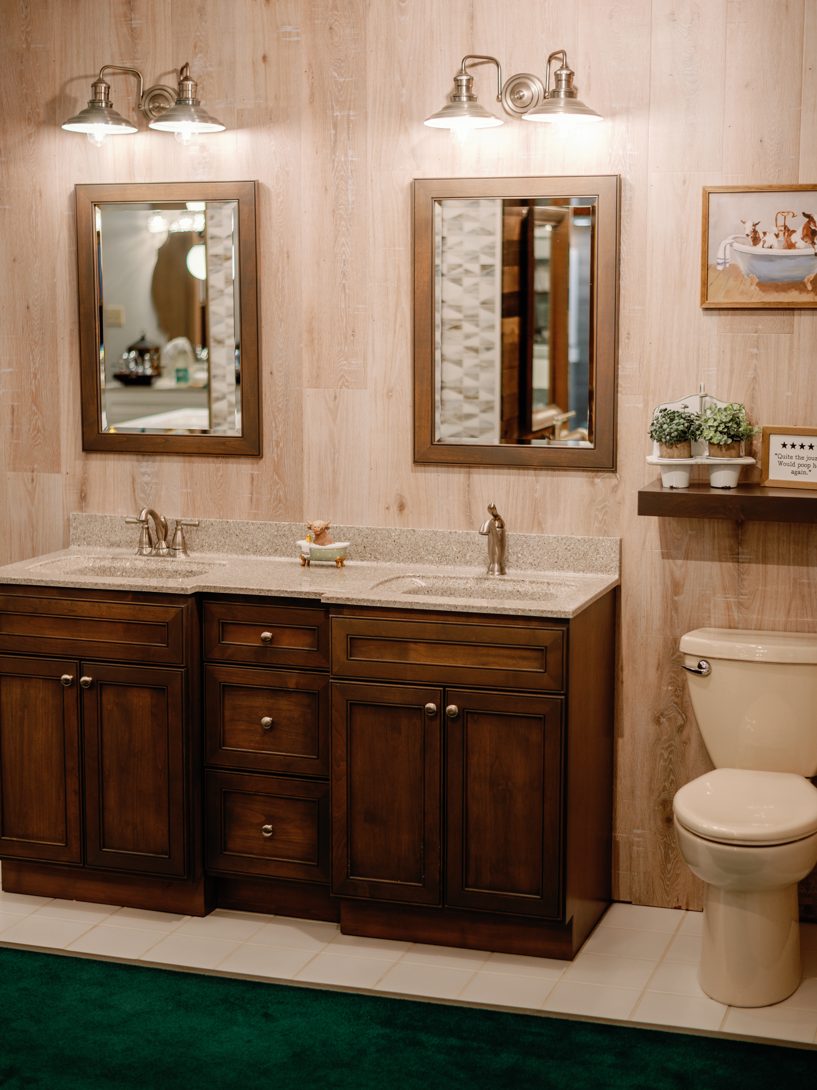 Kitchen and bathroom display 15 inside the Jim Meyers Plumbing Showroom