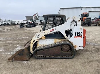 Bobcat T190 tracked skid steer from the Jim Meyers Plumbing equipment fleet